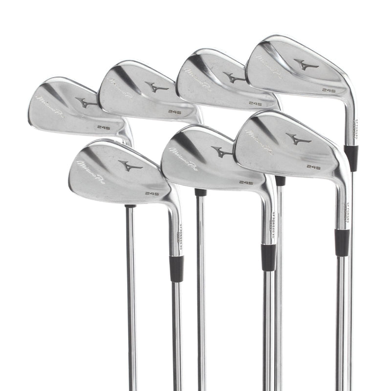 Mizuno Pro 245 Steel Mens Right Hand Irons 4-PW Extra Stiff - True Temper Dynamic Gold