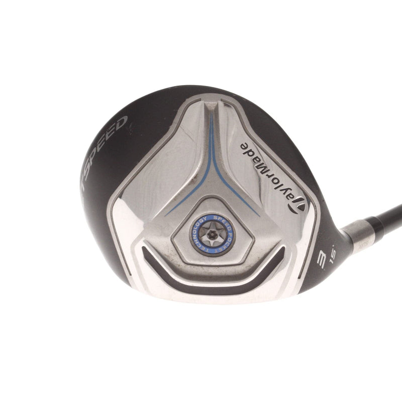TaylorMade Jetspeed Graphite Mens Left Hand Fairway 3 Wood 15* Regular - Matrix VeloxT 69g