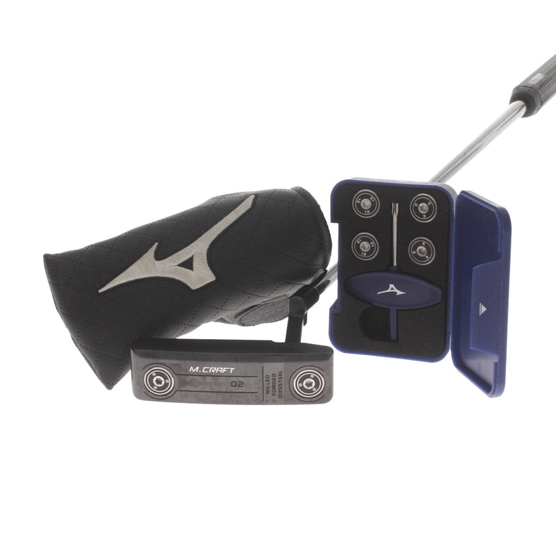 Mizuno OMOI M-Craft 02 Mens Right Hand Putter 34" Blade - Lamkin