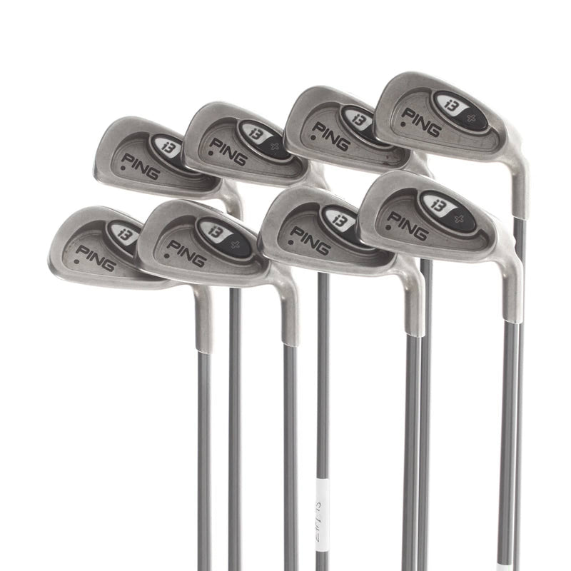 Ping i3+ Graphite Mens Right Hand Irons 3-PW Black Dot Regular - Ping