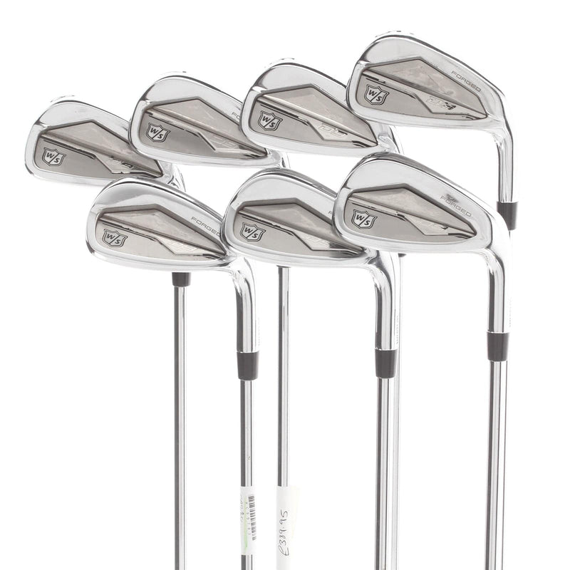 Wilson D9 Forged Steel Mens Right Hand Irons 5-GW Regular - Dynamic Gold 95