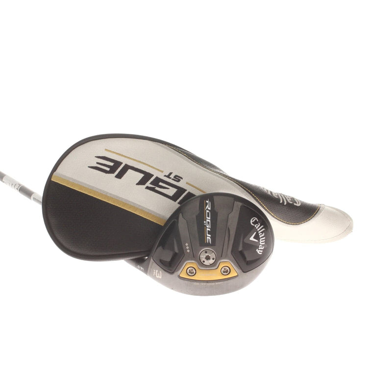 Callaway Rogue ST Triple Diamond Graphite Mens Right Hand Fairway 3 wood HL 16.5* Tour Extra Stiff - Aldila Rogue 130 MSI TX