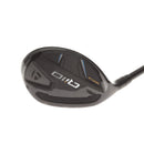 TaylorMade Qi10 Graphite Mens Left Hand 4 Hybrid 22* Senior - Fujikura Ventus TR HB Blue 5-A