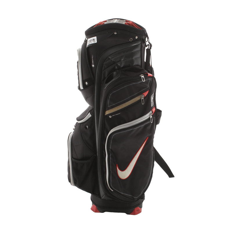 Nike M9 Cart Bag - Black/Red/Silver