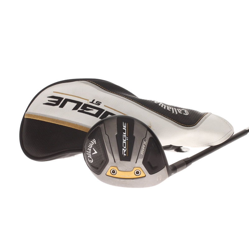 Callaway Rogue ST Max Graphite Mens Left Hand Fairway 3 Wood 15* Senior - Cypher Fifty 5.0