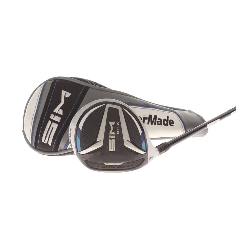 TaylorMade Sim Max Graphite Mens Left Hand Fairway 3 Wood 15* Regular - Fujikra Ventus FW 5-R