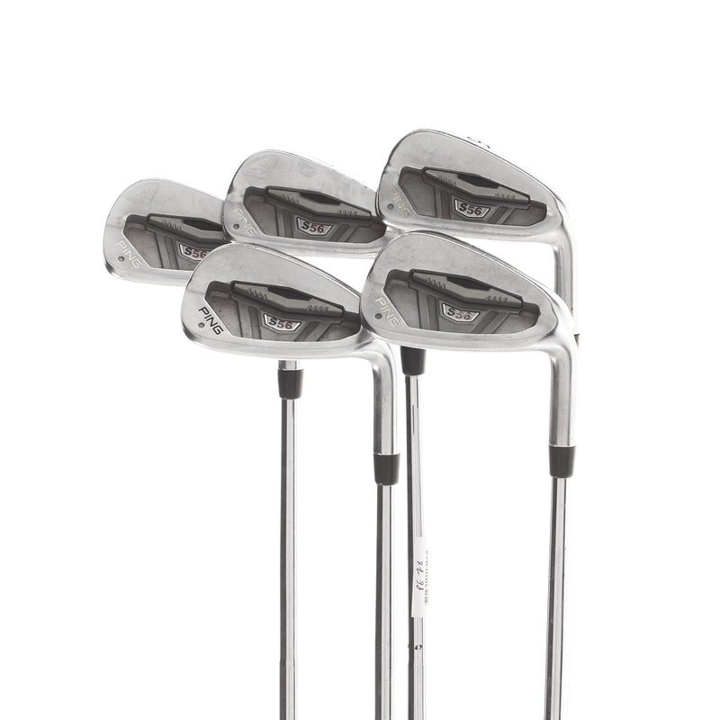 Ping S56 Steel Mens Right Hand Irons 6-PW White Dot 3* Upright Extra Stiff - True Temper