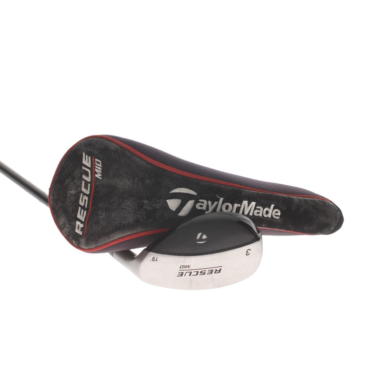 TaylorMade Rescue Mid Graphite Mens Right Hand 3 Hybrid 19* Stiff - TaylorMade