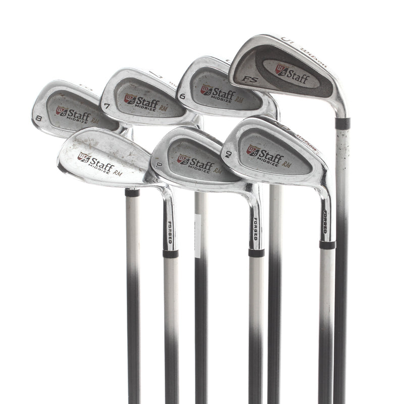 Wilson Fat Shaft RM Graphite Mens Right Hand Irons 5-SW Regular - Fat Shaft