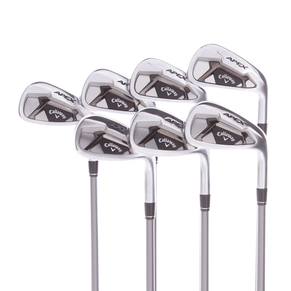 Callaway Apex 21 Graphite Men's Right Hand Irons 5-PW+AW Stiff - Catalyst 75 6.0