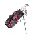 GolPhin 910+ Set Graphite Junior Right Hand Dvr,5 Wood,5 Hybrid,Irons 5-SW,Putter & Bag Junior - GolPhin