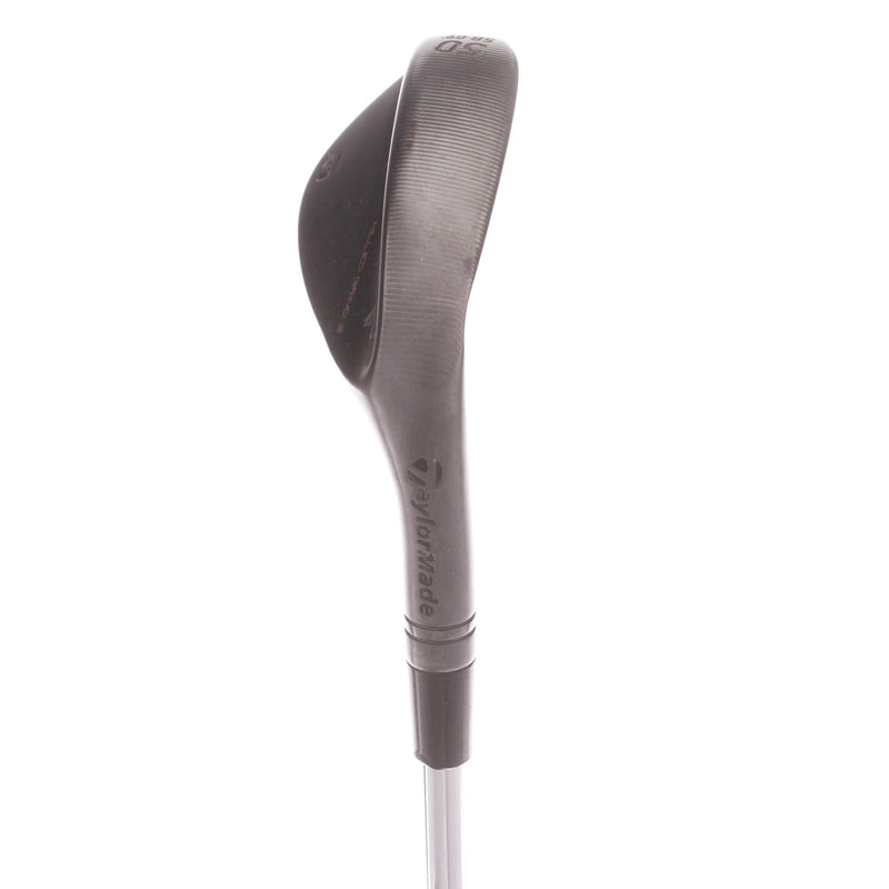 TaylorMade Milled Grind 3 Black Men's Right Hand Gap Wedge 50* Steel Stiff - KBS