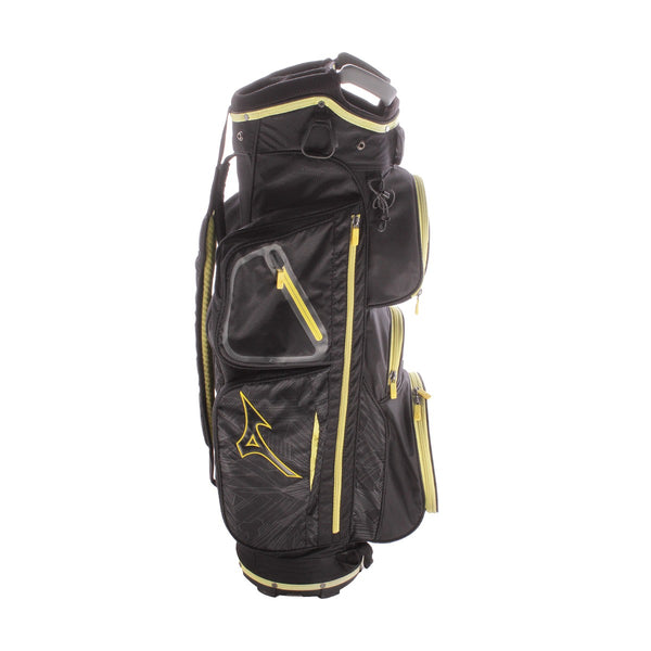 Mizuno Eight-50 Second Hand Cart Bag - Black/Yellow