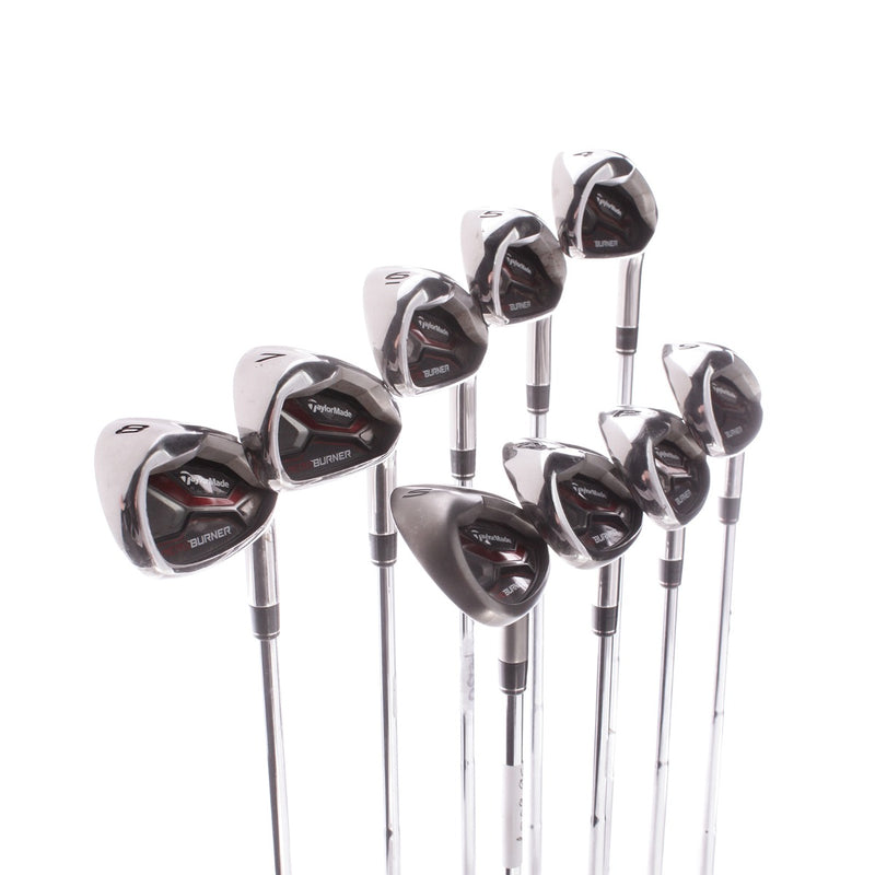 TaylorMade AeroBurner Steel Men's Right Irons 4-SW+AW  Stiff - AeroBuner