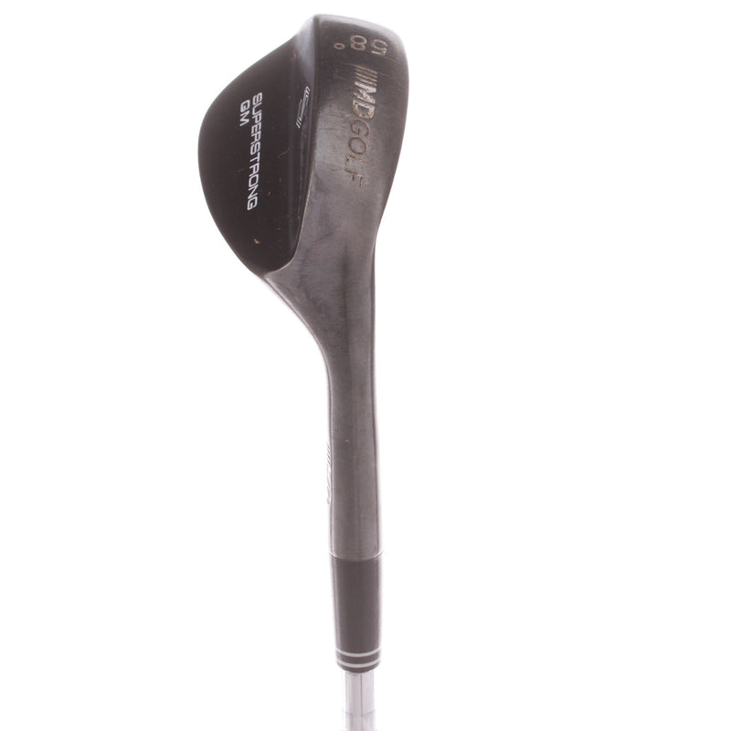 MD Golf Superstrong GM Steel Mens Right Hand Lob Wedge 58 Degree Regular - True Temper Dynamic Gold R300