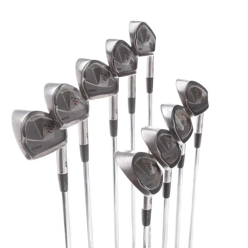 Mizuno T-Zoid OS Steel Mens Right Hand Irons 3-SW Regular - True Temper Dynalite Gold R400