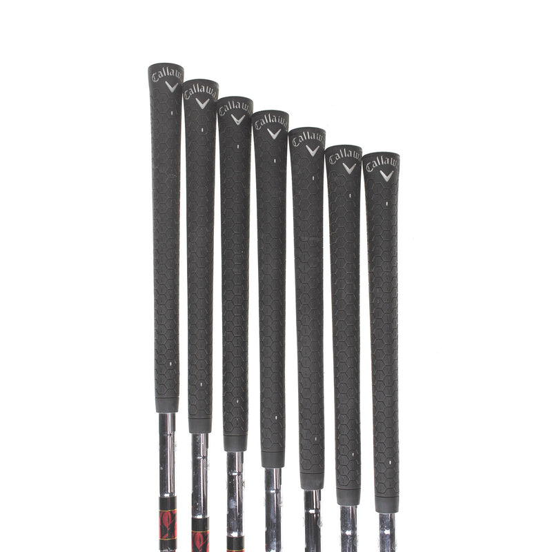 Callaway Diablo Edge Steel Mens Right Hand Irons 5-SW Uniflex - Callaway Diablo Edge