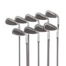 TaylorMade SuperSteel Burner Graphite Mens Right Hand Irons 3-SW Regular - TaylorMade Bubble R-80