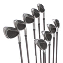 TaylorMade SuperSteel Burner Graphite Mens Right Hand Irons 3-SW Regular - TaylorMade Bubble R-80