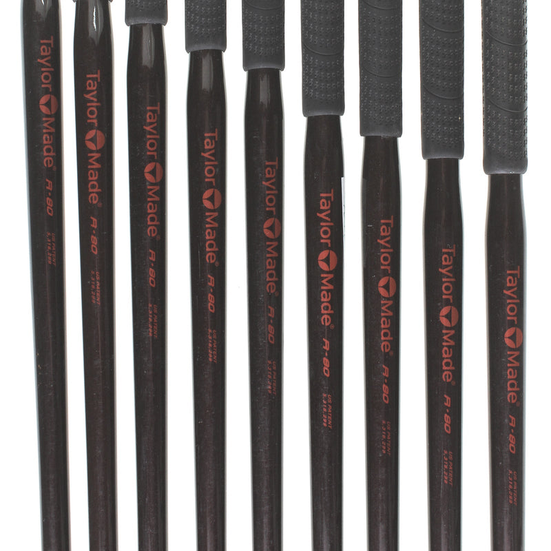 TaylorMade SuperSteel Burner Graphite Mens Right Hand Irons 3-SW Regular - TaylorMade Bubble R-80