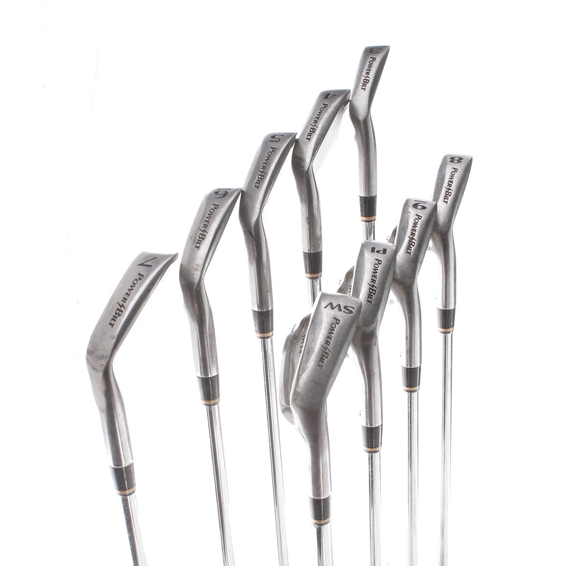 Power Built Oversize TPS 6.0 Steel Mens Right Hand Irons 3-SW Regular - True Temper