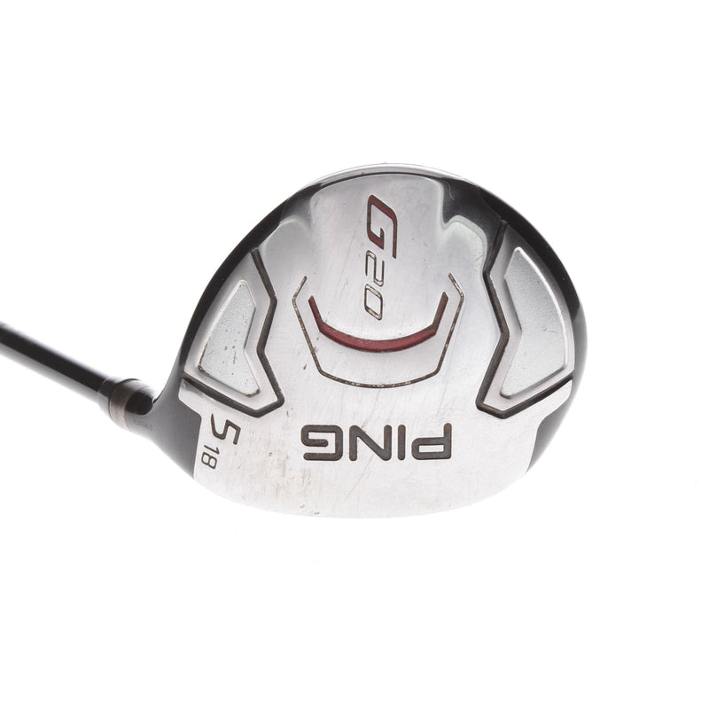 Ping G20 Graphite Mens Right Hand Fairway 5 Wood 18* Regular - Shadow