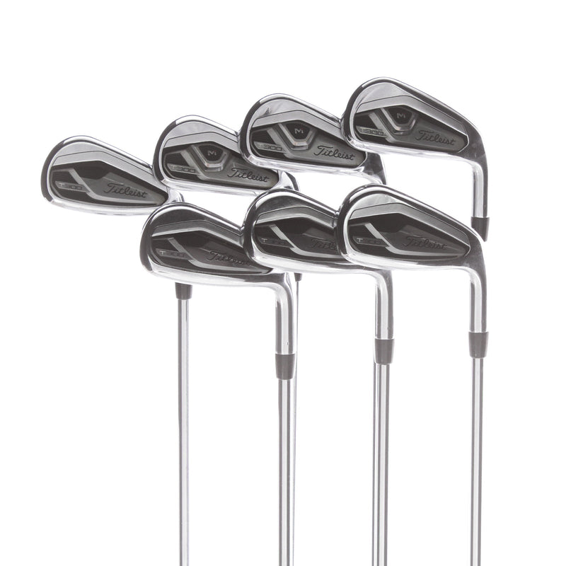 Titleist T300 2021 Steel Mens Right Hand Irons 5-GW Regular - True Temper AMT Red R300