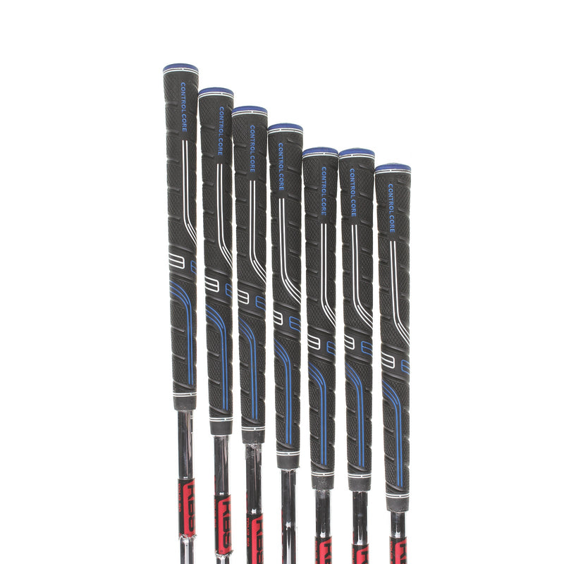 Cobra King F9 Steel Mens Right Hand Irons 5-SW Regular - KBS Tour 90