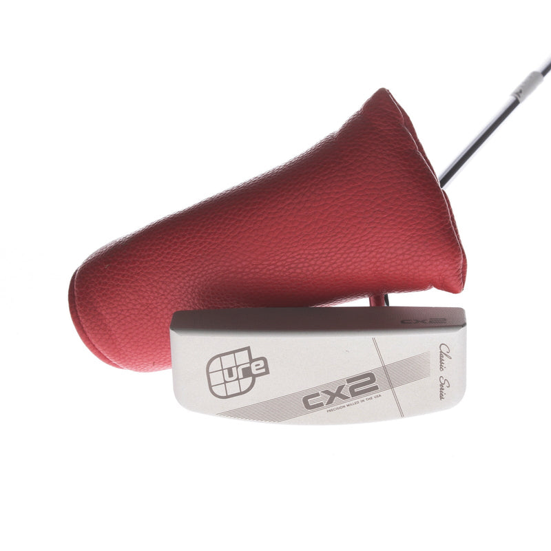 Cure CX2 Classic Series Mens Right Hand Putter 34" Mid-Mallet - Super Stroke Flato 3.0