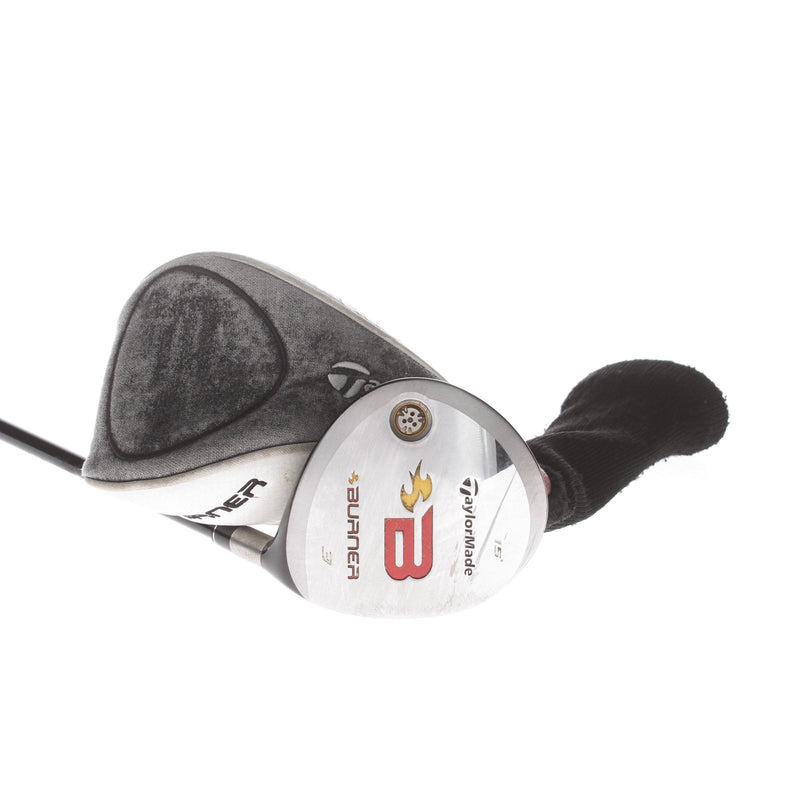 TaylorMade Burner Graphite Mens Right Hand Fairway 3 Wood 15* Stiff - TaylorMade REAX 49
