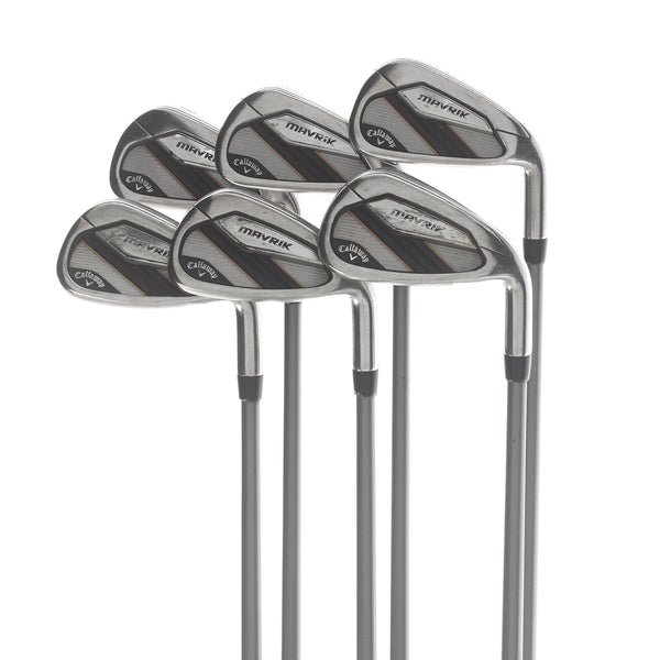 Callaway Mavrik Graphite Mens Right Hand Irons 5-PW Stiff - Catalyst 75