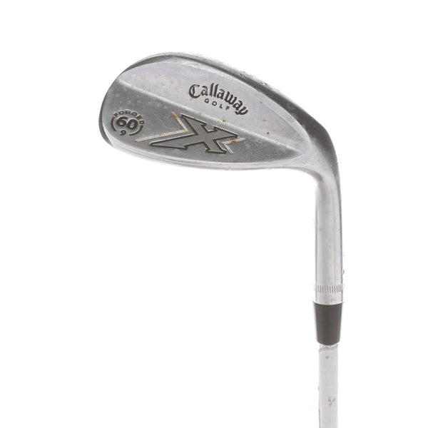 Callaway X Forged Steel Mens Right Hand Lob Wedge 60* 9 Bounce Mid Grind Wedge - Callaway