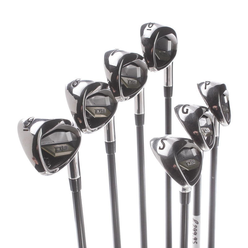 Wilson D9 Graphite Mens Right Hand Irons 6-GW+SW Regular - Tensei AV Series 60 Silver