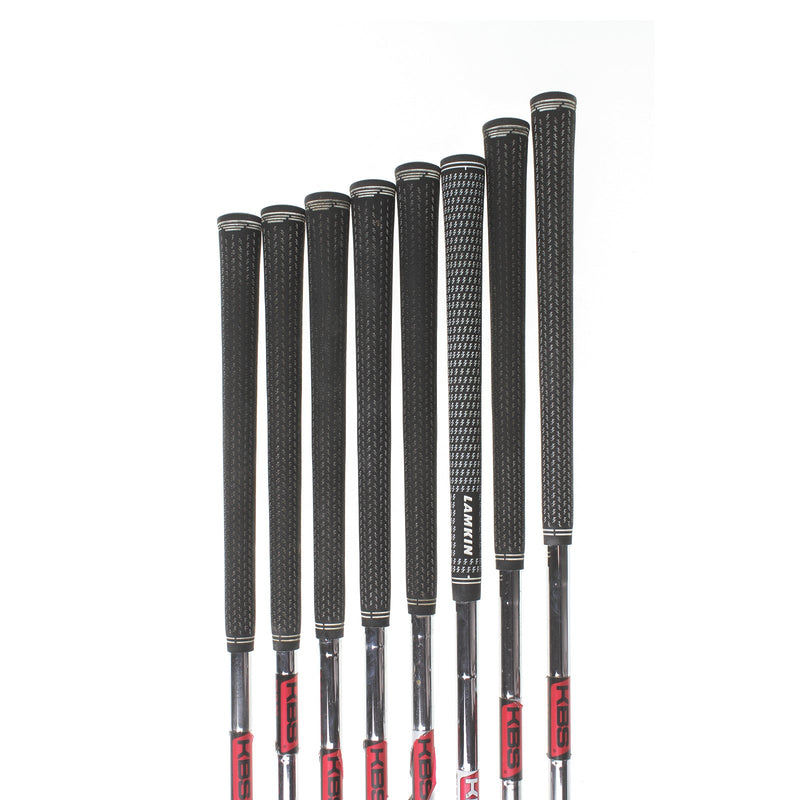 Cobra LTDx Steel Mens Left Hand Irons 5-GW+SW Stiff - KBS Tour 90