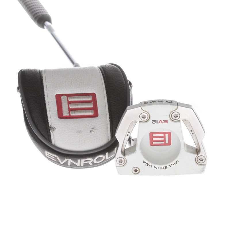 Evnroll EV12 Mens Right Hand Putter 34" Mallet - Evnroll Gravity Grip 1.0