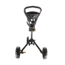 PowaKaddy Twinline 5 3-Wheel Push/Pull Trolley - Black/Yellow