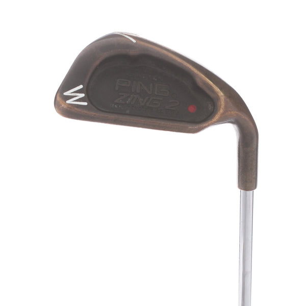 Ping Zing 2 Karsten Steel Mens Right Hand Pitching Wedge Red Dot 47* 1* Flat Regular - Ping Karsten