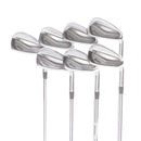 Ping i210 Steel Mens Right Hand Irons 5-UW Orange Dot 2* Flat Regular - Ping AWT 2.0