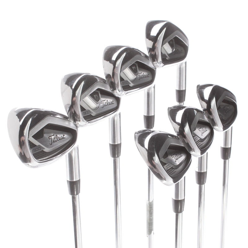 Titleist T300 2021 Steel Mens Right Hand Irons 5-AW Regular - True Temper AMT R300 Red