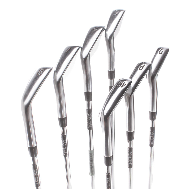 Titleist T300 2021 Steel Mens Right Hand Irons 5-AW Regular - True Temper AMT R300 Red