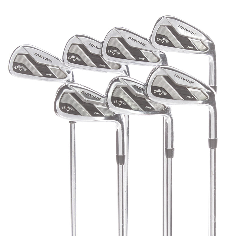 Callaway Mavrik Pro Steel Mens Right Hand Irons 4-PW Stiff - True Temper XP 105