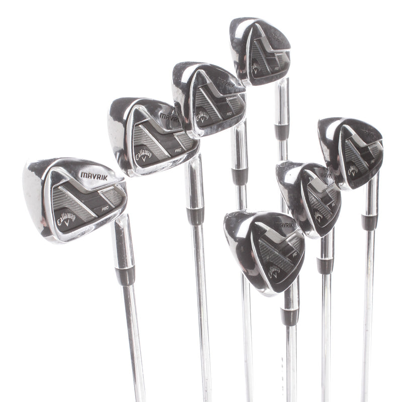 Callaway Mavrik Pro Steel Mens Right Hand Irons 4-PW Stiff - True Temper XP 105
