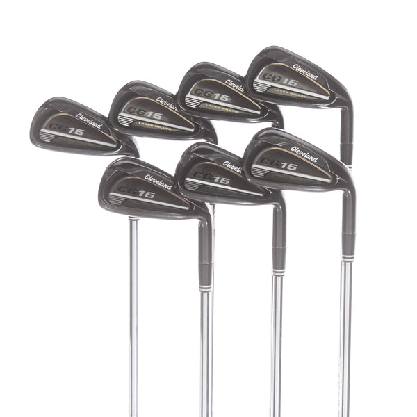 Cleveland CG16 Black Pearl Steel Mens Right Hand Irons 4-PW Regular - Traction 85