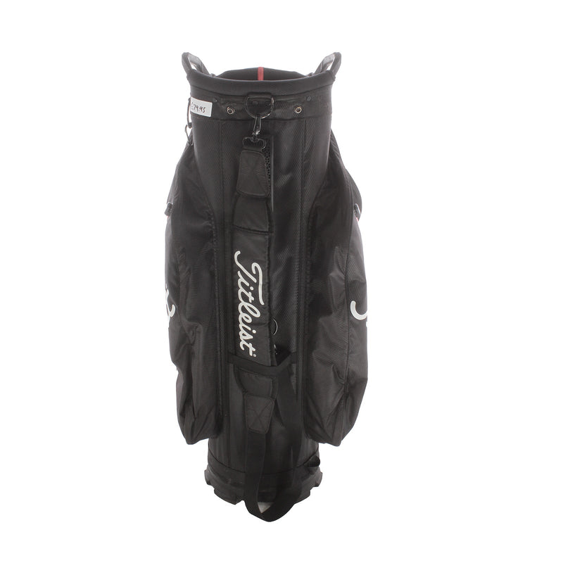 Titleist Cart Bag - Black/Red