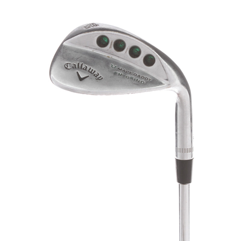 Callaway Mack Daddy PM Grind Steel Mens Right Hand Sand Wedge 56* 13 Bounce PM Grind Wedge - KBS Tour-V