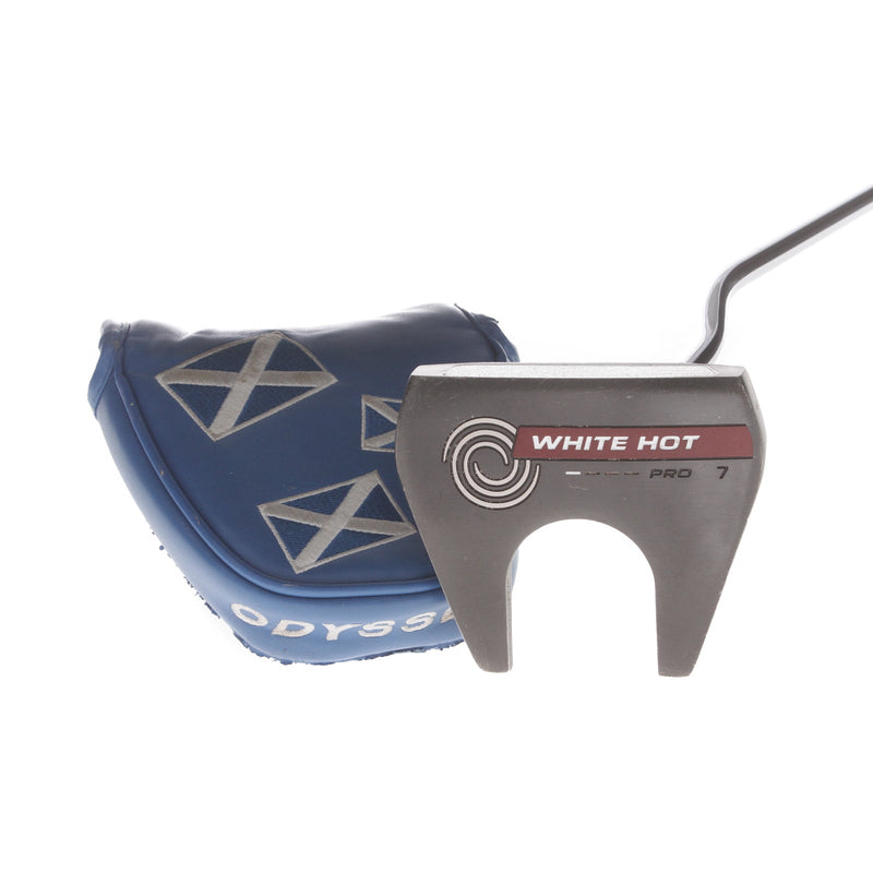 Odyssey White Hot Pro 7 Mens Right Hand Putter 34" Mallet - Super Stroke Pistol Tour
