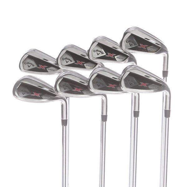 Callaway X Hot Steel Mens Right Hand Irons 5-AW Regular - True Temper Speed Step 85