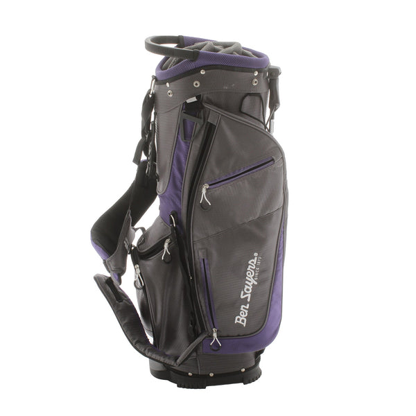 Ben Sayers Stand Bag - Purple/Grey/Black