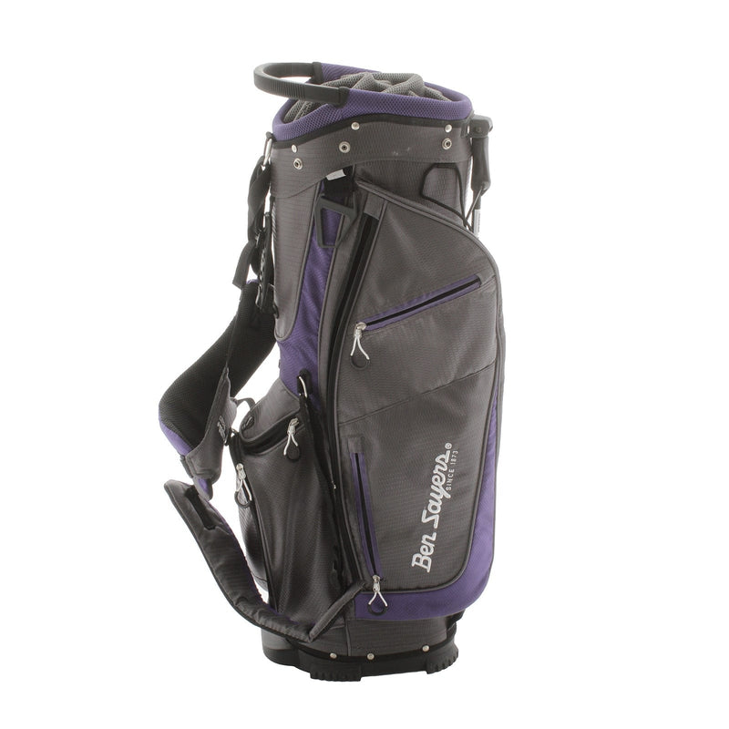 Ben Sayers Stand Bag - Purple/Grey/Black