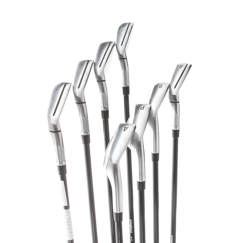 TaylorMade Qi Graphite Mens Right Hand Irons 4-GW Regular - Fujikura Ventus TR 6-R